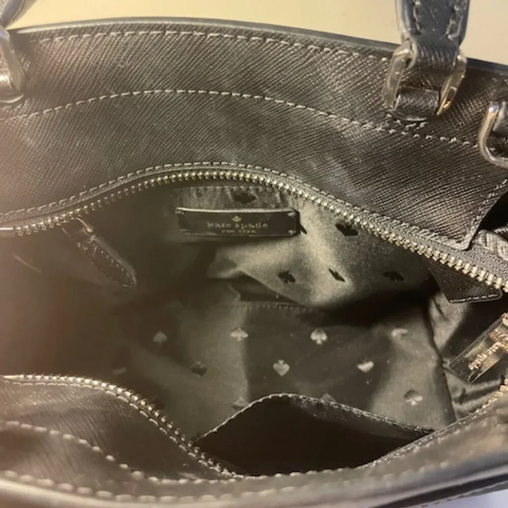 Kate Spade Staci Medium Satchel Bag Black - Picture 2 of 3